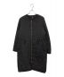 23区（ニジュウサンク）の古着「中綿 ロング パディング アウター ブラック」｜ブラック
