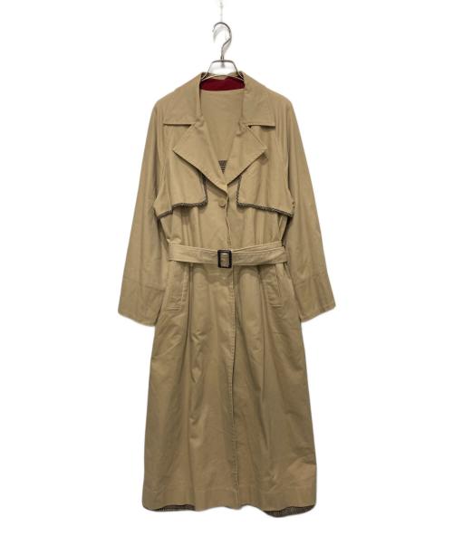 Ameri（アメリ）Ameri (アメリ) STUDIOUS (ステュディオス) 別注リバーシブルトレンチコート ベージュ サイズ:FREEの古着・服飾アイテム