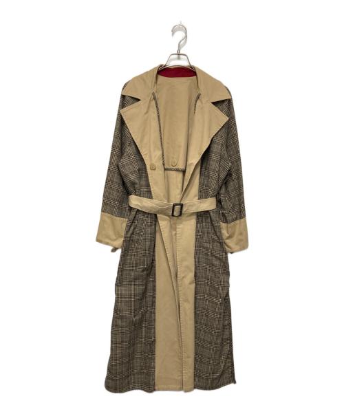 Ameri（アメリ）Ameri (アメリ) STUDIOUS (ステュディオス) 別注リバーシブルトレンチコート ベージュ サイズ:FREEの古着・服飾アイテム