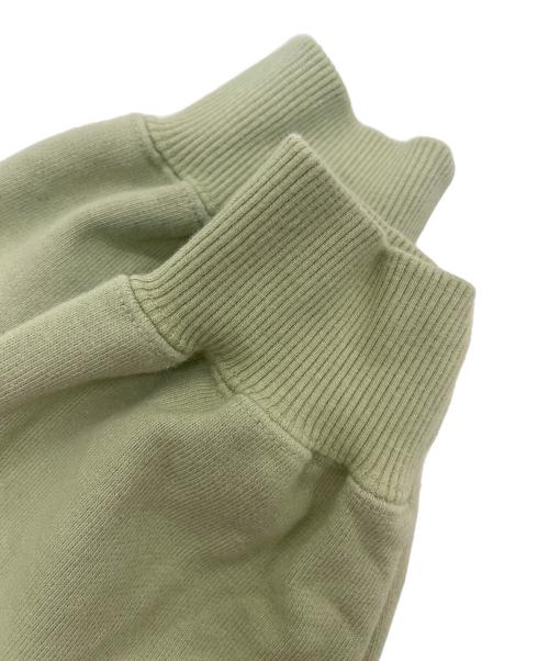 PUBLIC TOKYO（パブリックトウキョウ）PUBLIC TOKYO (パブリックトウキョウ) ハーフジップナイロン切替スウェット グリーン サイズ:FREEの古着・服飾アイテム