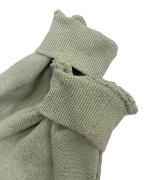 PUBLIC TOKYO（パブリックトウキョウ）PUBLIC TOKYO (パブリックトウキョウ) ハーフジップナイロン切替スウェット グリーン サイズ:FREEの古着・服飾アイテム