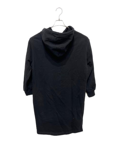 DIESEL（ディーゼル）DIESEL (ディーゼル) パーカーワンピース ブラック サイズ:XSの古着・服飾アイテム