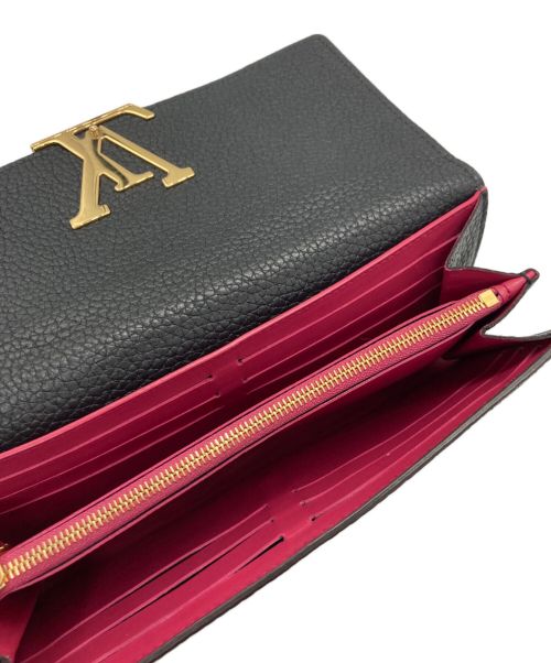 LOUIS VUITTON（ルイ ヴィトン）LOUIS VUITTON (ルイ ヴィトン) ポルトフォイユ・カプシーヌ トリヨン ブラックの古着・服飾アイテム