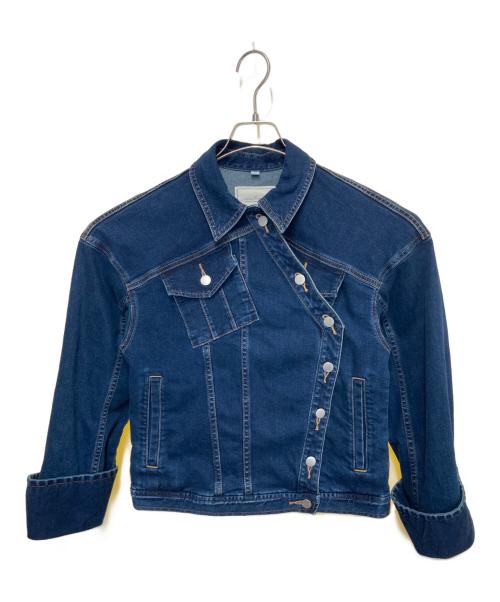 GU（ジーユー）GU (ジーユー) ROKH (ロク) コラボデニムジャケット インディゴ サイズ:Ｍの古着・服飾アイテム