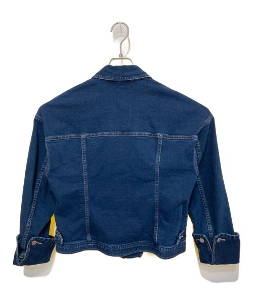 GU（ジーユー）GU (ジーユー) ROKH (ロク) コラボデニムジャケット インディゴ サイズ:Ｍの古着・服飾アイテム