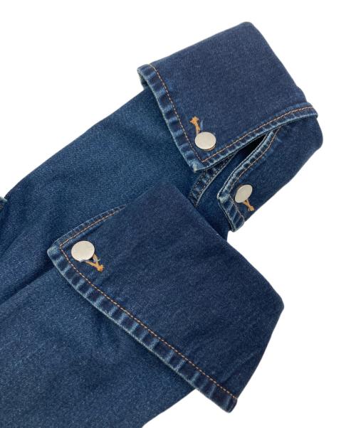 GU（ジーユー）GU (ジーユー) ROKH (ロク) コラボデニムジャケット インディゴ サイズ:Ｍの古着・服飾アイテム