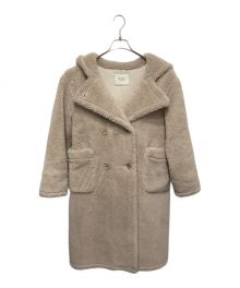 HER LIP TO（ハーリップトゥ）の古着「Fleur Shearling Boa Coat（フルールシャーリングボアコート）」｜アイボリー