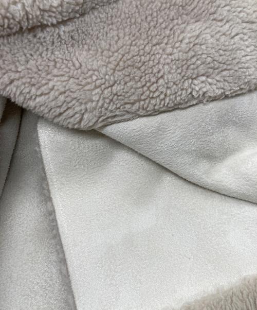 HER LIP TO（ハーリップトゥ）HER LIP TO (ハーリップトゥ) Fleur Shearling Boa Coat（フルールシャーリングボアコート） アイボリー サイズ:Ｓの古着・服飾アイテム