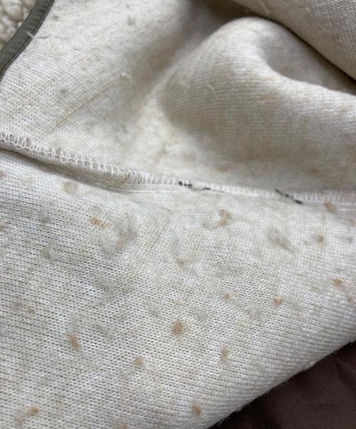 MEN'S ROBO（メンズ ロボ）MEN'S ROBO (メンズ ロボ) ボアライナー付レザーブルゾン ブラウン サイズ:Lの古着・服飾アイテム