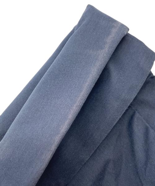 MaxMara（マックスマーラ）MaxMara (マックスマーラ) フロントフリルブラウス ネイビー サイズ:36の古着・服飾アイテム