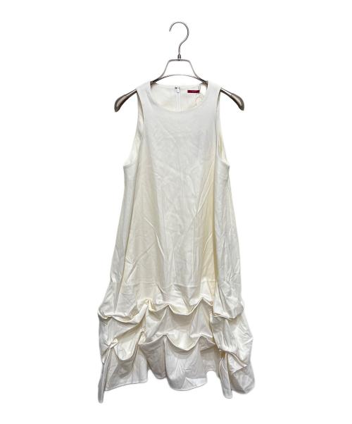 mikomori（ミコモリ）mikomori (ミコモリ) ノースリーブワンピース ホワイト サイズ:Ｍの古着・服飾アイテム