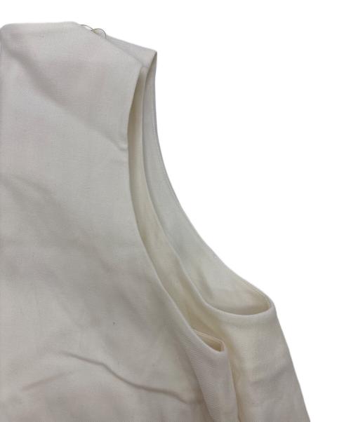 mikomori（ミコモリ）mikomori (ミコモリ) ノースリーブワンピース ホワイト サイズ:Ｍの古着・服飾アイテム