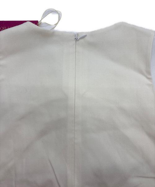 mikomori（ミコモリ）mikomori (ミコモリ) ノースリーブワンピース ホワイト サイズ:Ｍの古着・服飾アイテム