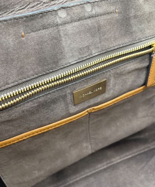 MICHAEL KORS（マイケル・コース）MICHAEL KORS (マイケルコース) ミランダハンドバッグ ブラウンの古着・服飾アイテム