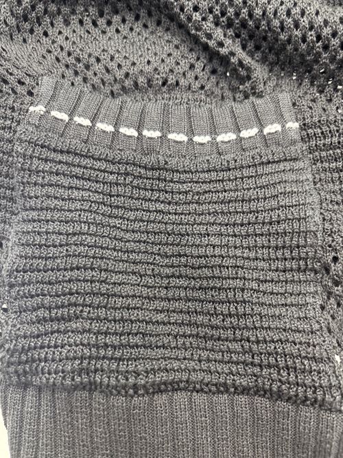 UNITED TOKYO（ユナイテッドトーキョー）UNITED TOKYO (ユナイテッドトーキョー) メッシュオーバーサイズカーディガン ブラック サイズ:FREEの古着・服飾アイテム