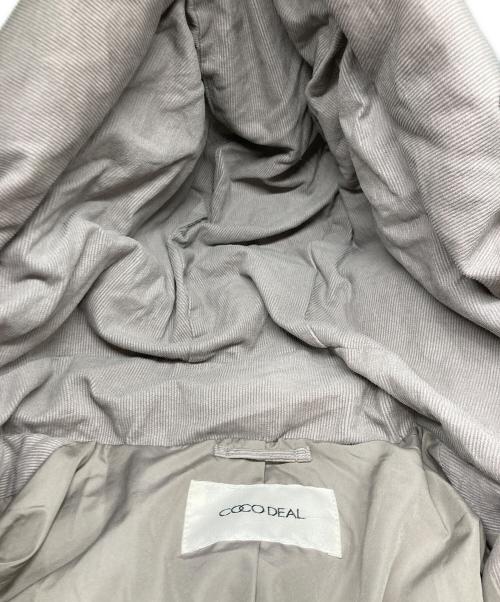 COCODEAL（ココディール）COCODEAL (ココディール) ボリュームコーデュロイダウン モカ サイズ:1の古着・服飾アイテム