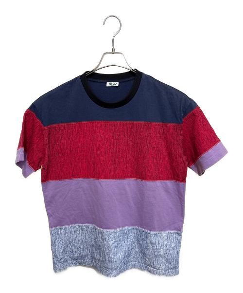 KENZO（ケンゾー）KENZO (ケンゾー) パッチワークＴシャツ パープル サイズ:なしの古着・服飾アイテム