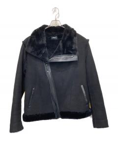 中古・古着通販】glamb (グラム) Durden leather JKT ブラウン サイズ