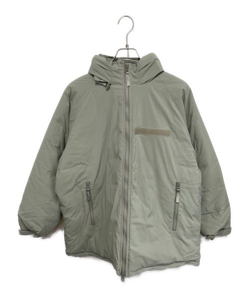 THE SHOP TK（ザショップティーケー）THE SHOP TK (ザショップティーケー) 中綿フーデットブルゾン グレー サイズ:Ｍの古着・服飾アイテム