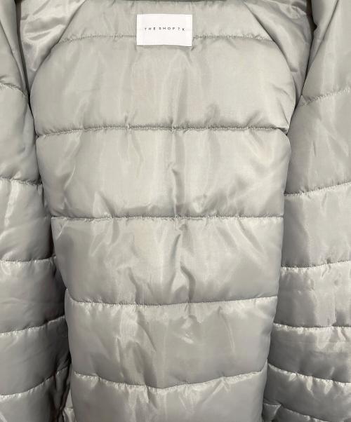 THE SHOP TK（ザショップティーケー）THE SHOP TK (ザショップティーケー) 中綿フーデットブルゾン グレー サイズ:Ｍの古着・服飾アイテム