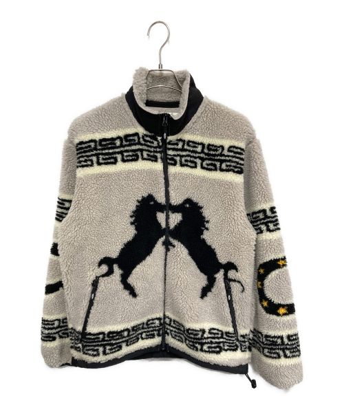 CHALLENGER（チャレンジャー）CHALLENGER (チャレンジャー) CLASSIC BOA JACKET / ボアジャケット グレー サイズ:Ｍの古着・服飾アイテム