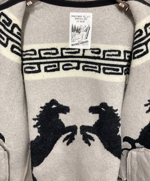 CHALLENGER（チャレンジャー）CHALLENGER (チャレンジャー) CLASSIC BOA JACKET / ボアジャケット グレー サイズ:Ｍの古着・服飾アイテム