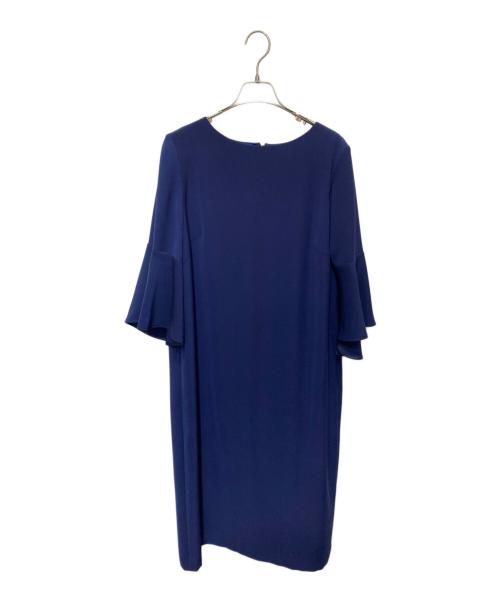 UNTITLED（アンタイトル）UNTITLED (アンタイトル) フレアスリーブワンピース ブルー サイズ:42の古着・服飾アイテム