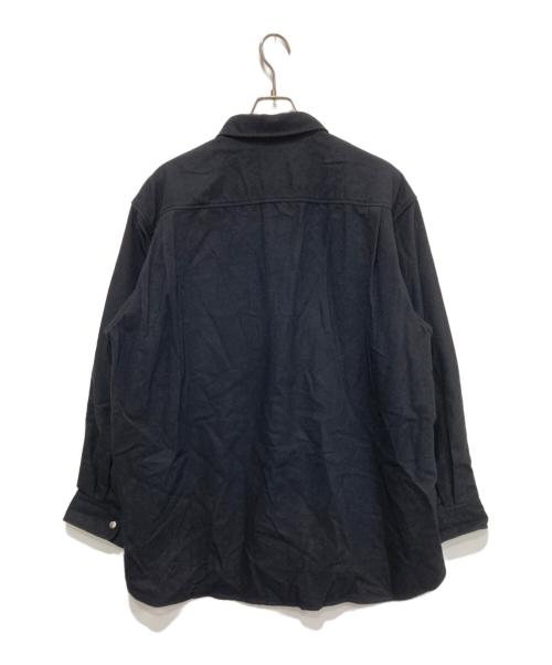 THE NORTH FACE（ザ ノース フェイス）THE NORTH FACE (ザ ノース フェイス) ロングスリーブウッドランドウールシャツ ブラック サイズ:XLの古着・服飾アイテム