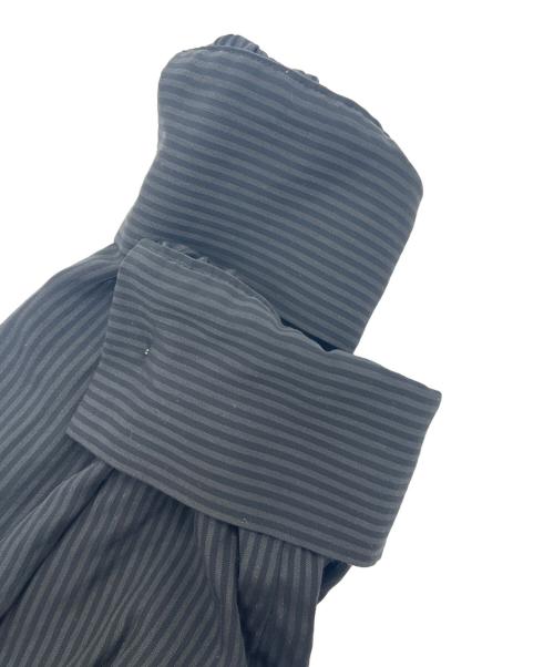 IENA（イエナ）IENA (イエナ) Cu/Peサッカー袖フレアシャツ ブラック サイズ:FREEの古着・服飾アイテム