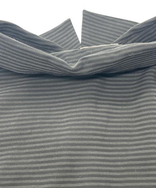 IENA（イエナ）IENA (イエナ) Cu/Peサッカー袖フレアシャツ ブラック サイズ:FREEの古着・服飾アイテム