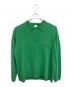6(ROKU) BEAUTY&YOUTH（ロク ビューティーアンドユース）の古着「CASHMERE BIG SHIRT KNIT PULLOVER」｜グリーン