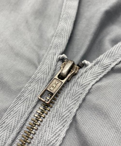 C.E（シーイー）C.E (シーイー キャブエンプト) OVERDYE UNBALANCE ZIP JACKET グレー サイズ:Lの古着・服飾アイテム