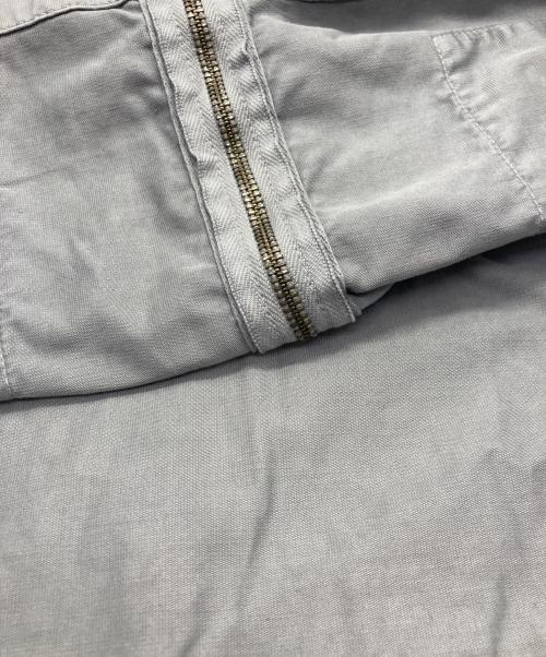 C.E（シーイー）C.E (シーイー キャブエンプト) OVERDYE UNBALANCE ZIP JACKET グレー サイズ:Lの古着・服飾アイテム