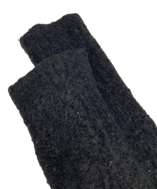 RIM.ARK（リムアーク）RIM.ARK (リムアーク) ブークレショートニット ブラック サイズ:38の古着・服飾アイテム