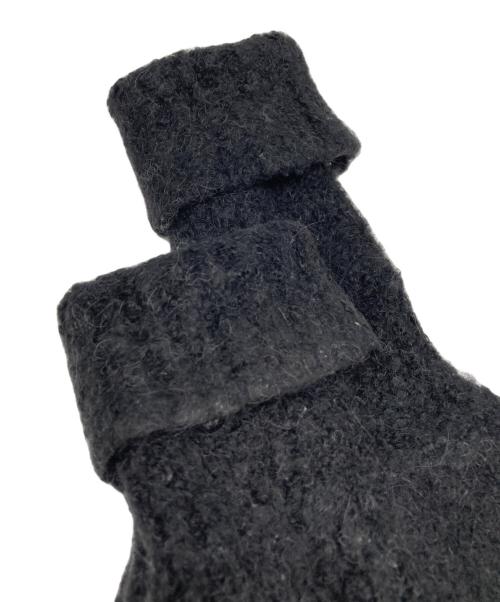 RIM.ARK（リムアーク）RIM.ARK (リムアーク) ブークレショートニット ブラック サイズ:38の古着・服飾アイテム