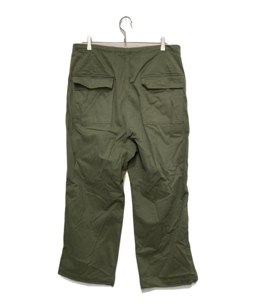 BEAMS（ビームス）BEAMS (ビームス) ブラッシュオーバーパンツ オリーブ サイズ:Lの古着・服飾アイテム