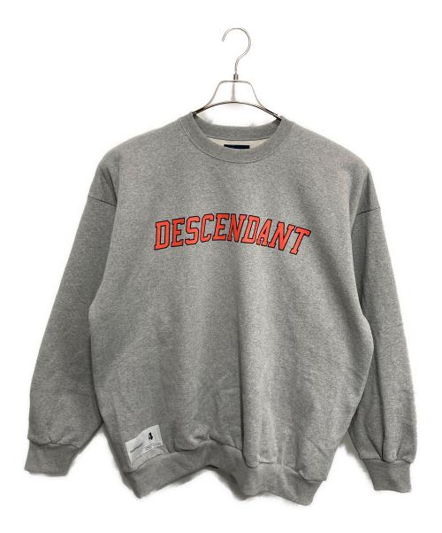 DESCENDANT（ディセンダント）DESCENDANT (ディセンダント) DIRT CREW NECK グレー サイズ:4の古着・服飾アイテム