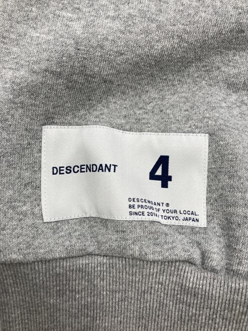 DESCENDANT（ディセンダント）DESCENDANT (ディセンダント) DIRT CREW NECK グレー サイズ:4の古着・服飾アイテム