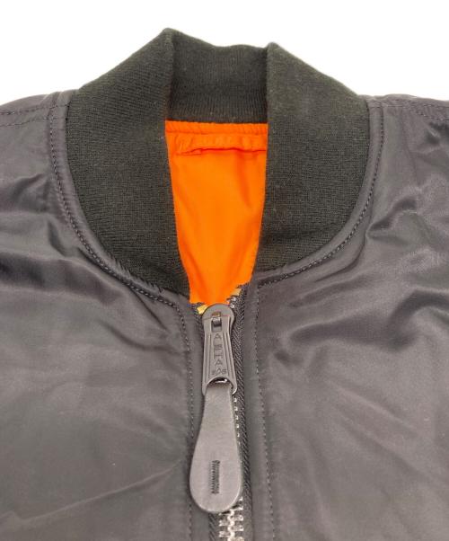 ALPHA（アルファ）ALPHA (アルファ) MA-1ジャケット ブラック サイズ:Ｍの古着・服飾アイテム