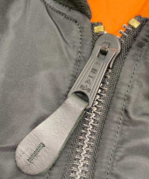 ALPHA（アルファ）ALPHA (アルファ) MA-1ジャケット ブラック サイズ:Ｍの古着・服飾アイテム