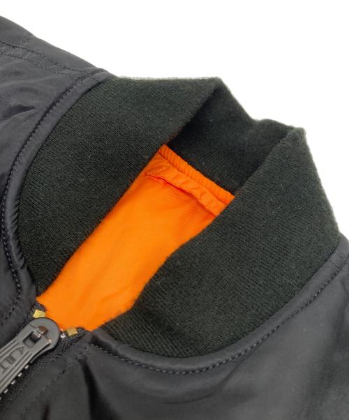 ALPHA（アルファ）ALPHA (アルファ) MA-1ジャケット ブラック サイズ:Ｍの古着・服飾アイテム