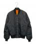 ALPHA（アルファ）の古着「MA-1ジャケット」｜ブラック