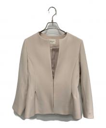 Demi-Luxe Beams（デミルクス ビームス）の古着「トリアセペプラムジャケット」｜アイボリー