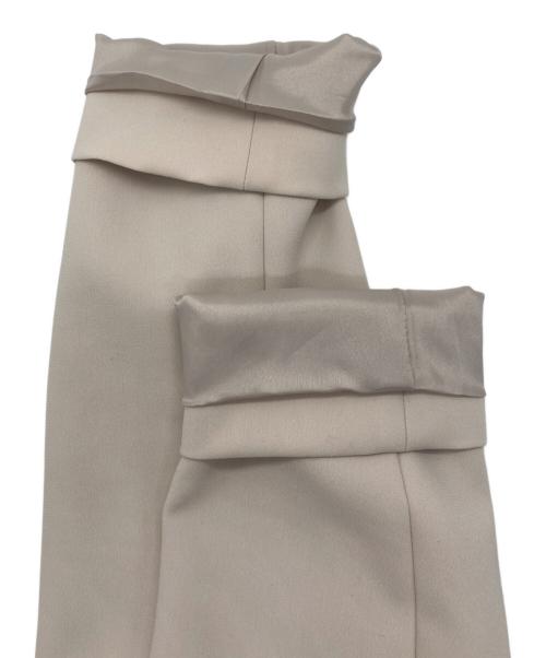 Demi-Luxe Beams（デミルクス ビームス）Demi-Luxe Beams (デミルクス ビームス) トリアセペプラムジャケット アイボリー サイズ:36の古着・服飾アイテム