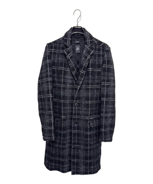 DIESEL（ディーゼル）DIESEL (ディーゼル) チェスターコート ブラック サイズ:Ｓの古着・服飾アイテム