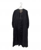 TSUHARU by samansa Mos2ツハル バイ サマンサモスモス）の古着「コットンレースワンピースワンピース」｜ブラック