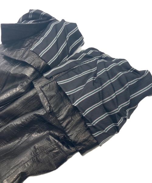 ARTISAN&ARTIST（アルティザン＆アーティスト）ARTISAN&ARTIST (アルティザン＆アーティスト) レザーテーラードジャケット ブラック サイズ:Ｓの古着・服飾アイテム