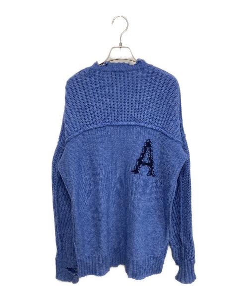 AMBUSH（アンブッシュ）AMBUSH (アンブッシュ) ダメージニット ブルー サイズ:1の古着・服飾アイテム