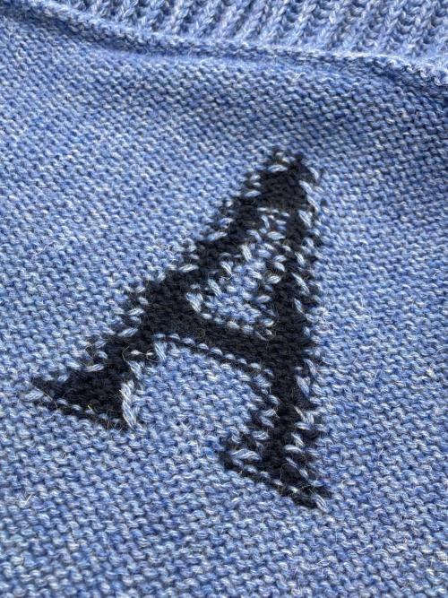 AMBUSH（アンブッシュ）AMBUSH (アンブッシュ) ダメージニット ブルー サイズ:1の古着・服飾アイテム