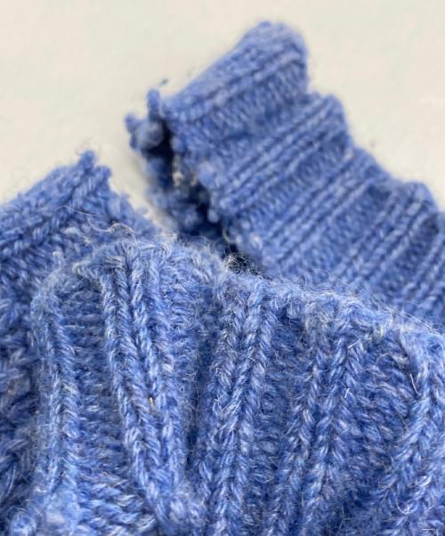 AMBUSH（アンブッシュ）AMBUSH (アンブッシュ) ダメージニット ブルー サイズ:1の古着・服飾アイテム